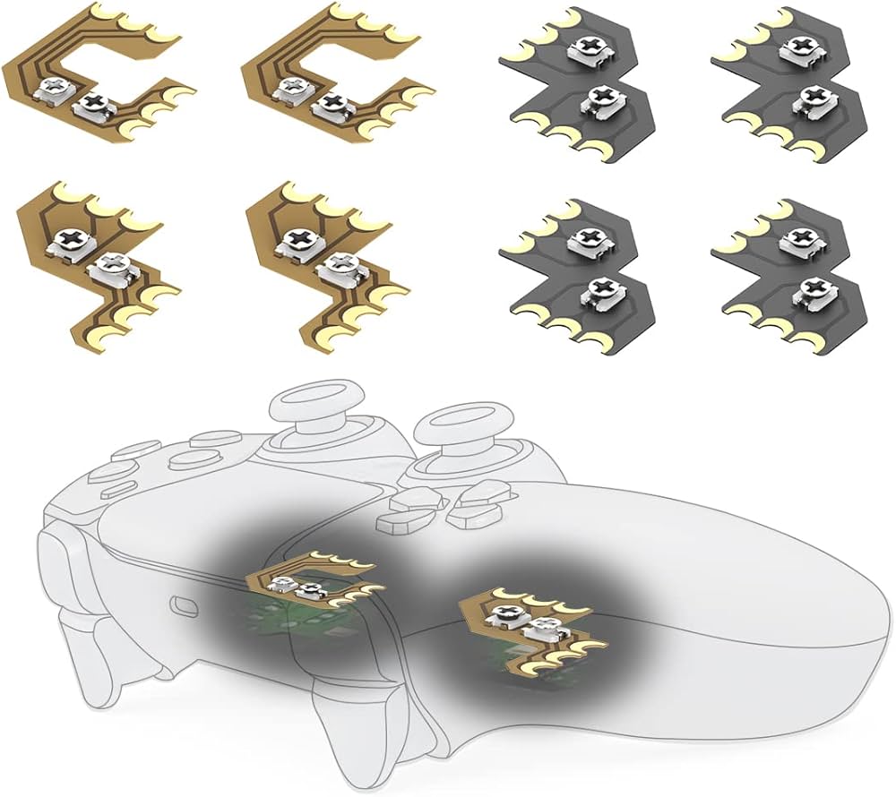 Amazon | ElecGear 8個 ジョイスティック ドリフト修正修理キット、PS5