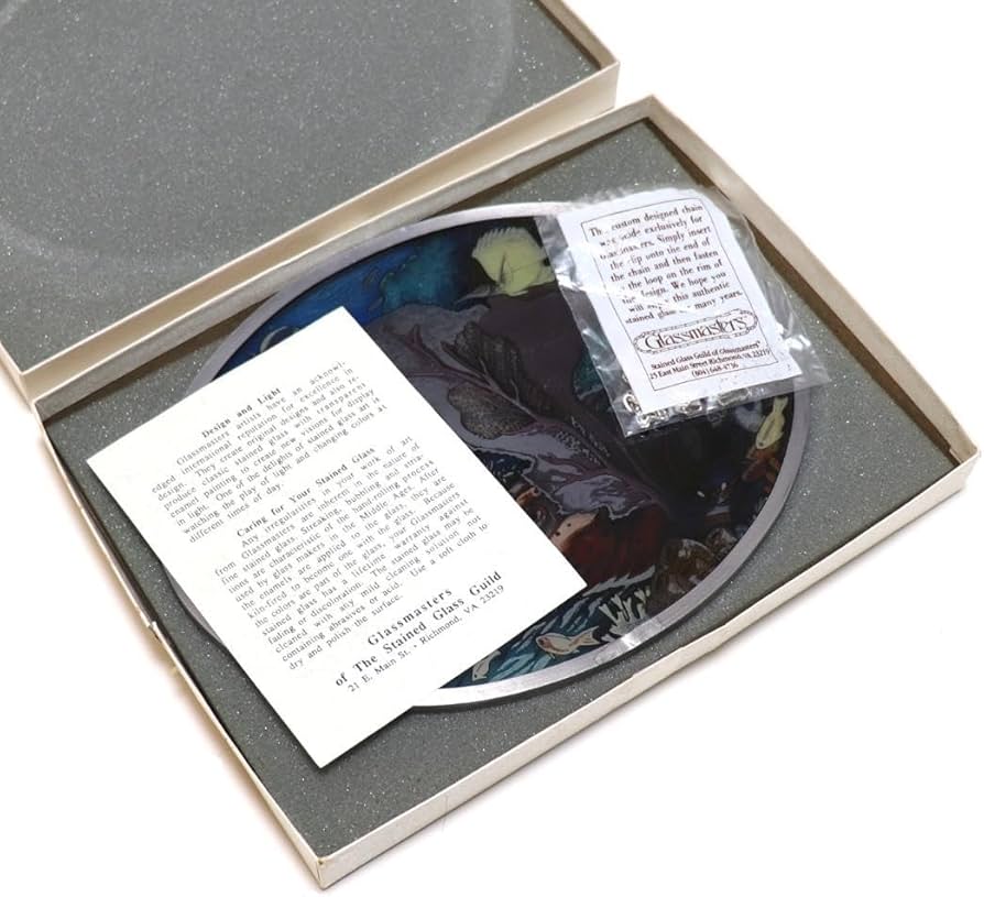 Amazon.co.jp: 海と熱帯魚 ヴィンテージ ステンドグラス 箱付き