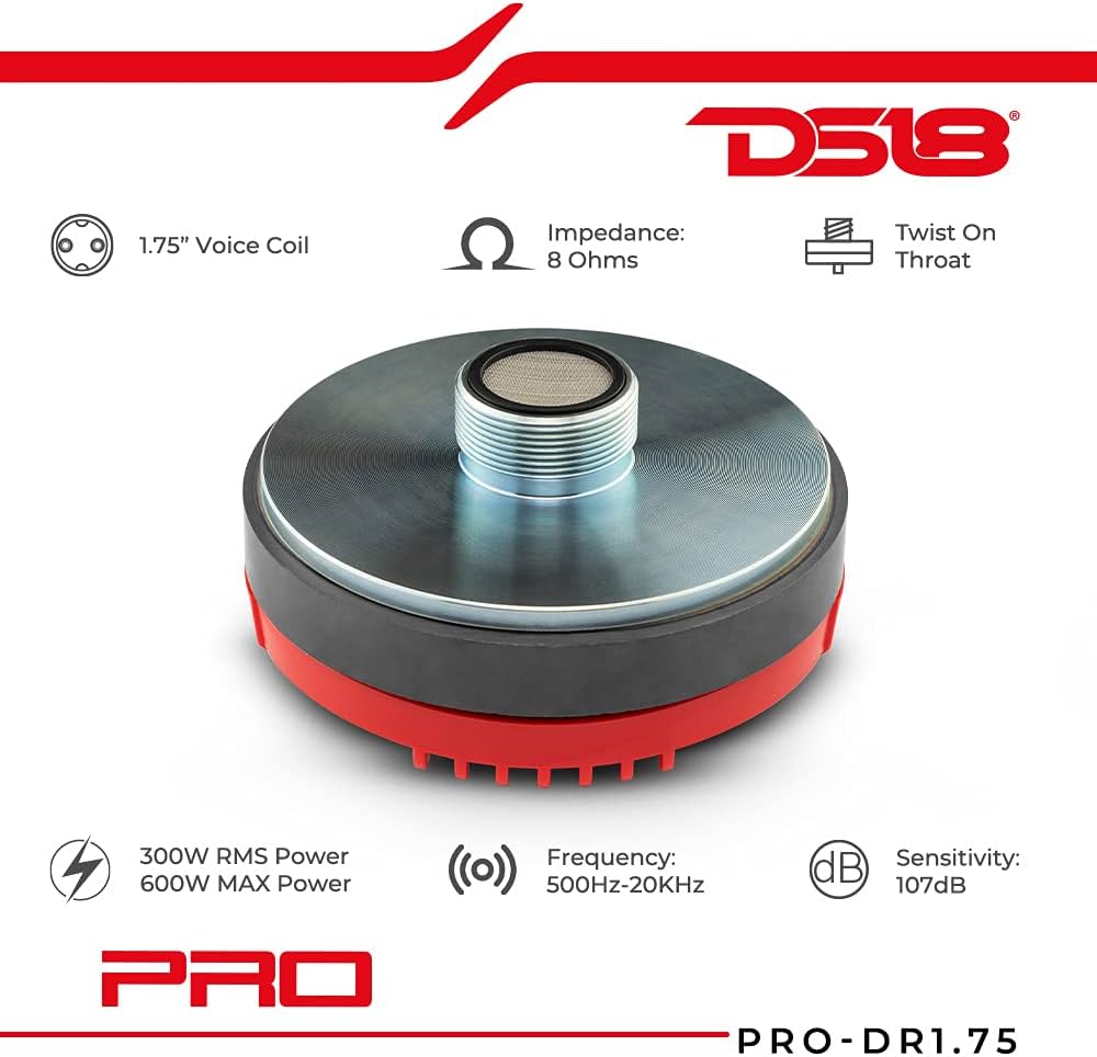 Amazon.com: DS18 Audio PRODR1.75 DS18 1.75