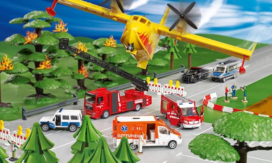 Amazon | ジク (SIKU) MAN 回転式はしご車 1:50 3歳頃から SK2114