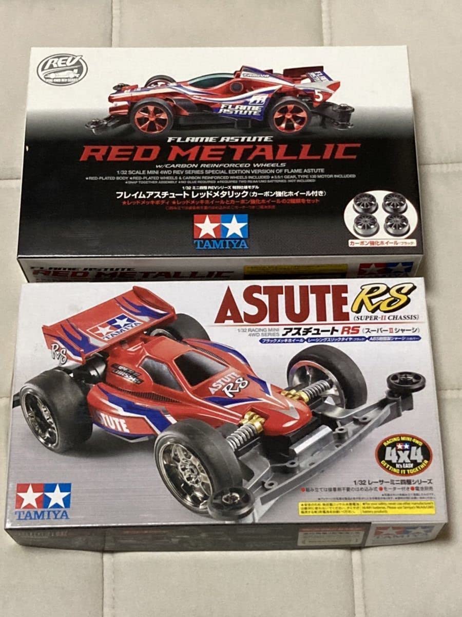 Amazon | タミヤ ミニ四駆 フレイムアスチュート レッドメタリック