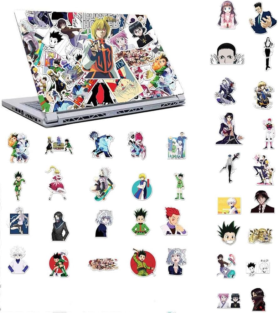 Amazon.co.jp: FORハンター×ハンター ステッカー 50枚セットシール