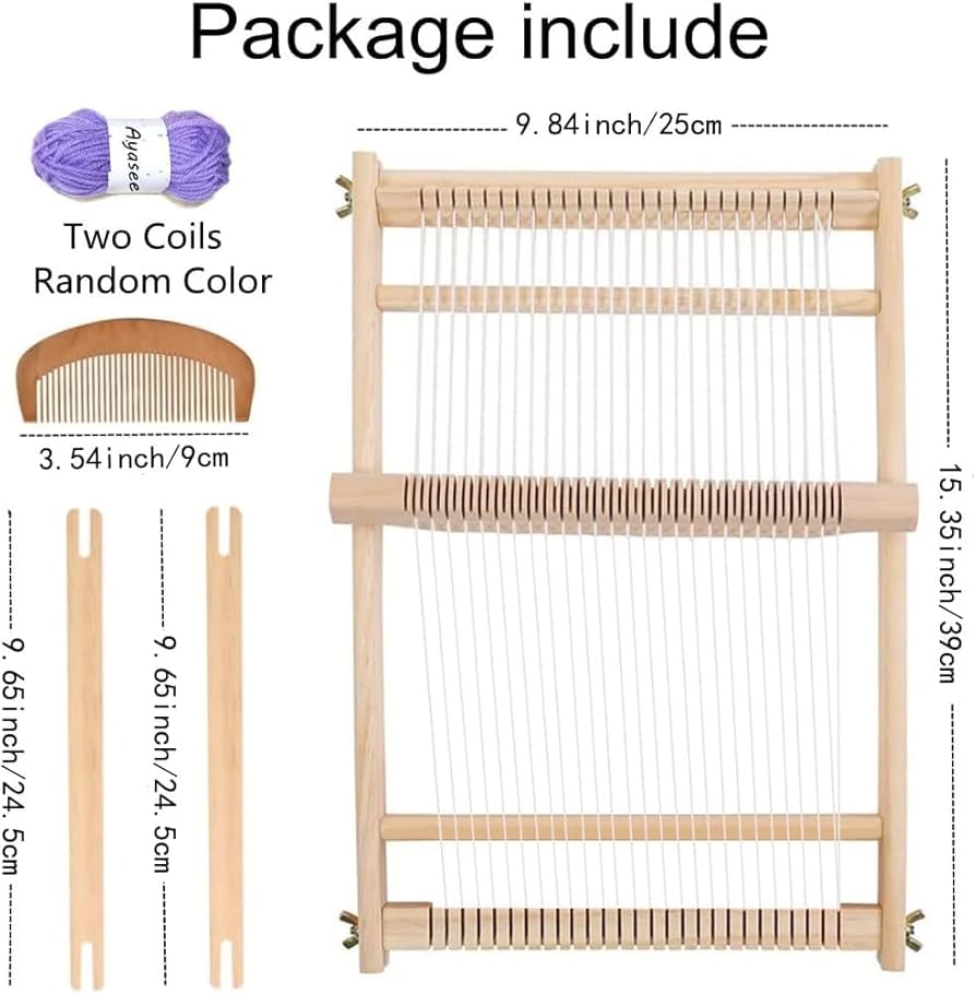 Amazon | 木製マルチクラフト織機 大型織りフレーム ハンドクラフト用