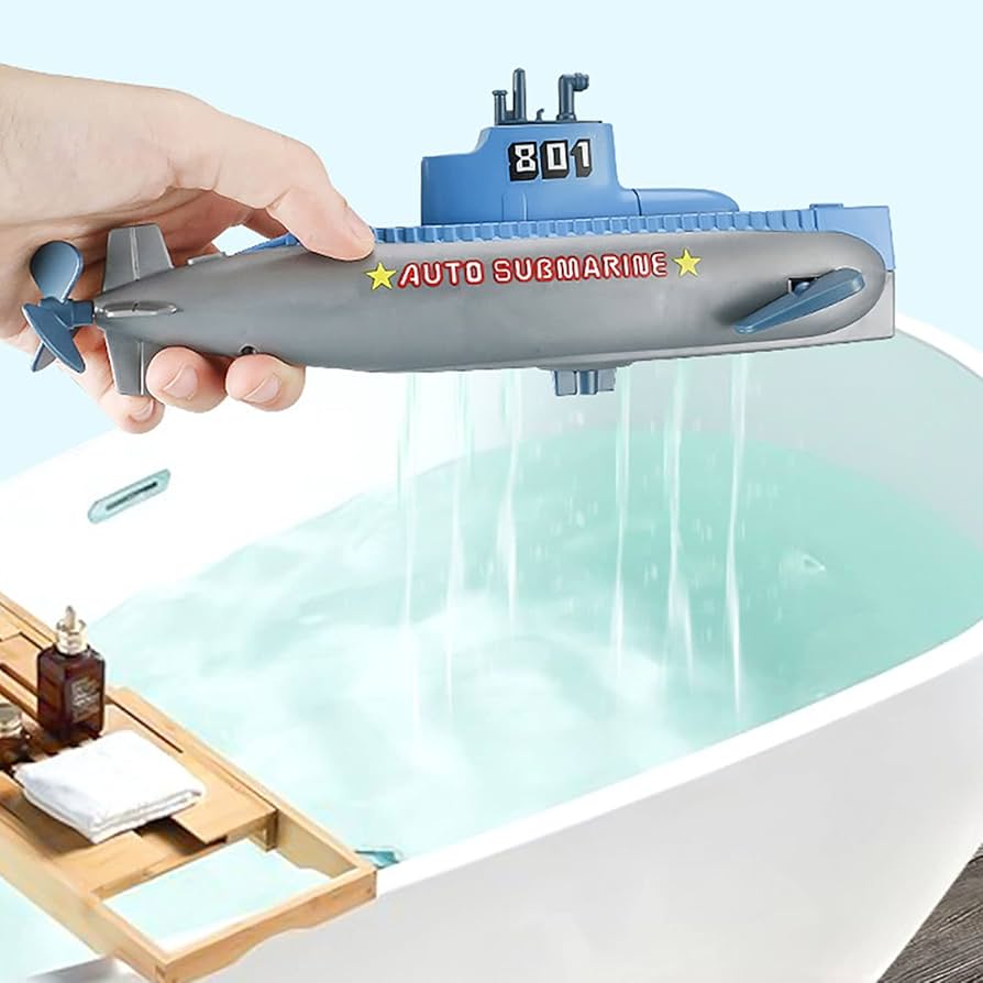 Amazon.co.jp: ぜんまい式潜水艦お風呂用おもちゃ、 スピードボート船