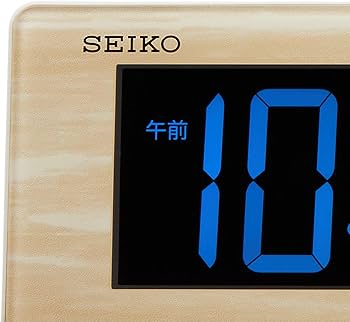 Amazon.co.jp: セイコー クロック 目覚まし時計 電波 デジタル 交流式