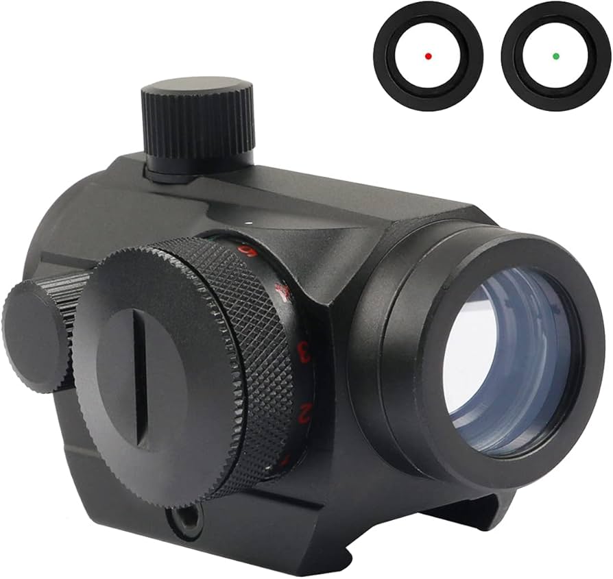 Amazon | T-1タイプ ドットサイト20mmレール対応 サバゲー照準器