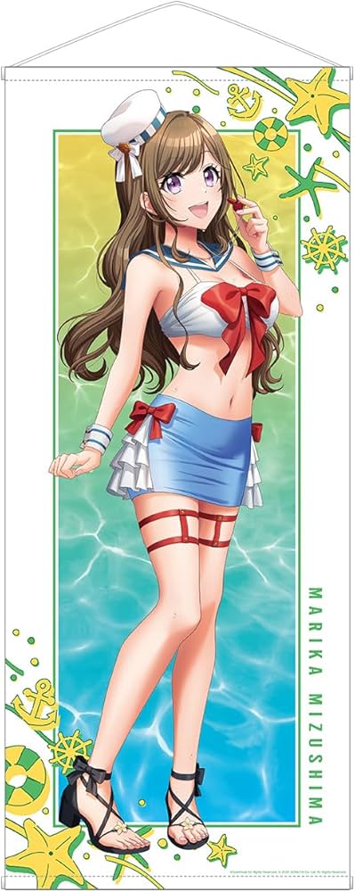 Amazon.co.jp: D4DJ Groovy Mix 描き下ろしイラスト 水島茉莉花 マリン