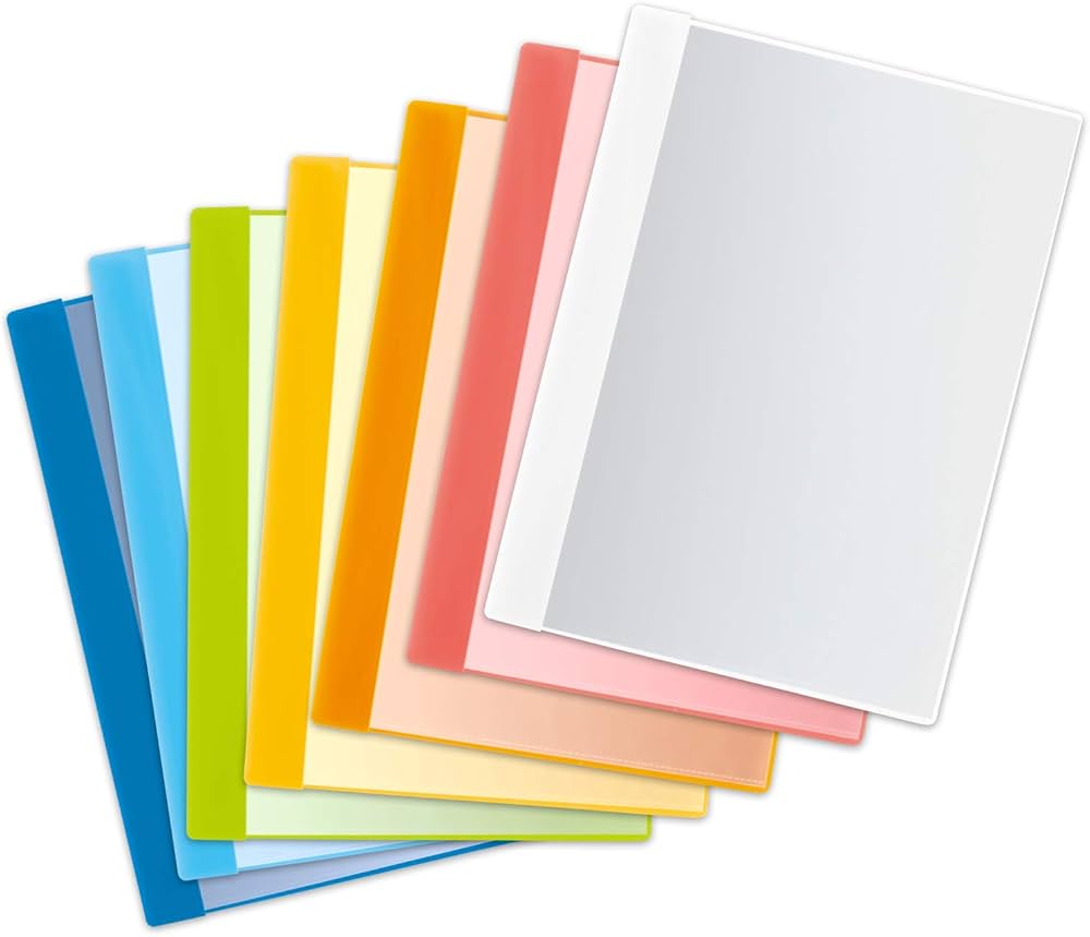 Amazon.co.jp: プラス クリアファイル 通知表ファイル A4 縦入れ 6