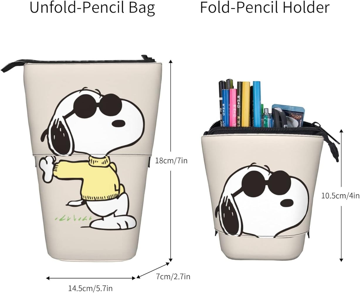 Amazon.co.jp: LQLB ペンケース スヌーピー ペンスタンド ペン立て 縦