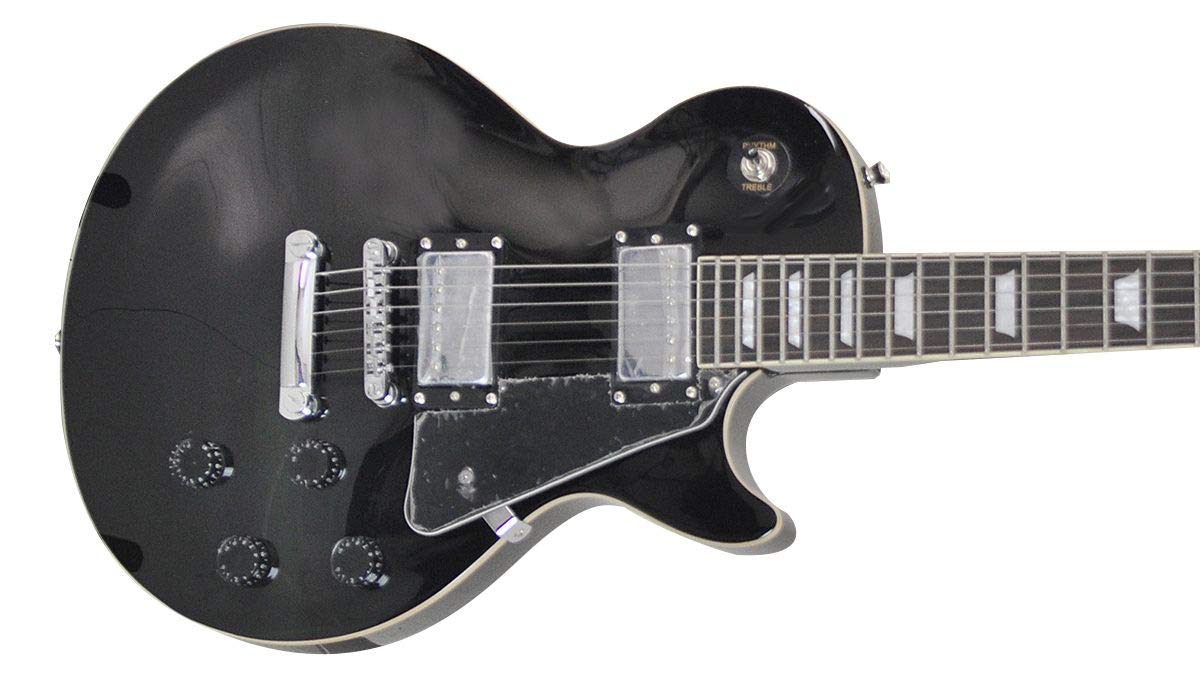 Amazon | PLAYTECH (プレイテック) エレキギター LP400 Black レス