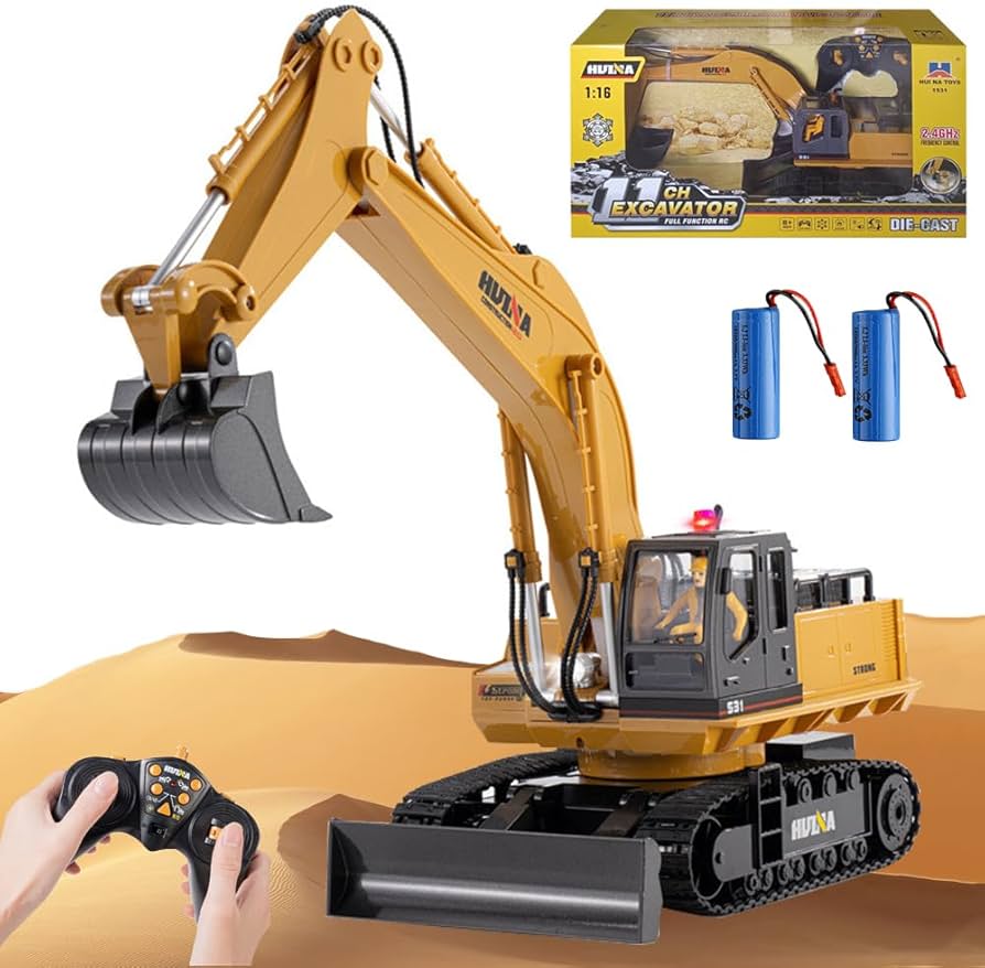 Amazon.co.jp: ショベルカー ラジコン 掘削機 ブルドーザー 11CH 1:16