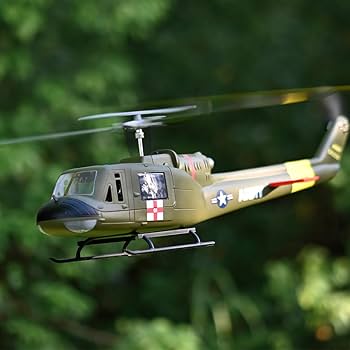 Amazon.com: XMBRICDIYY RC Helicopter with GPS for Adults, UH1-V4