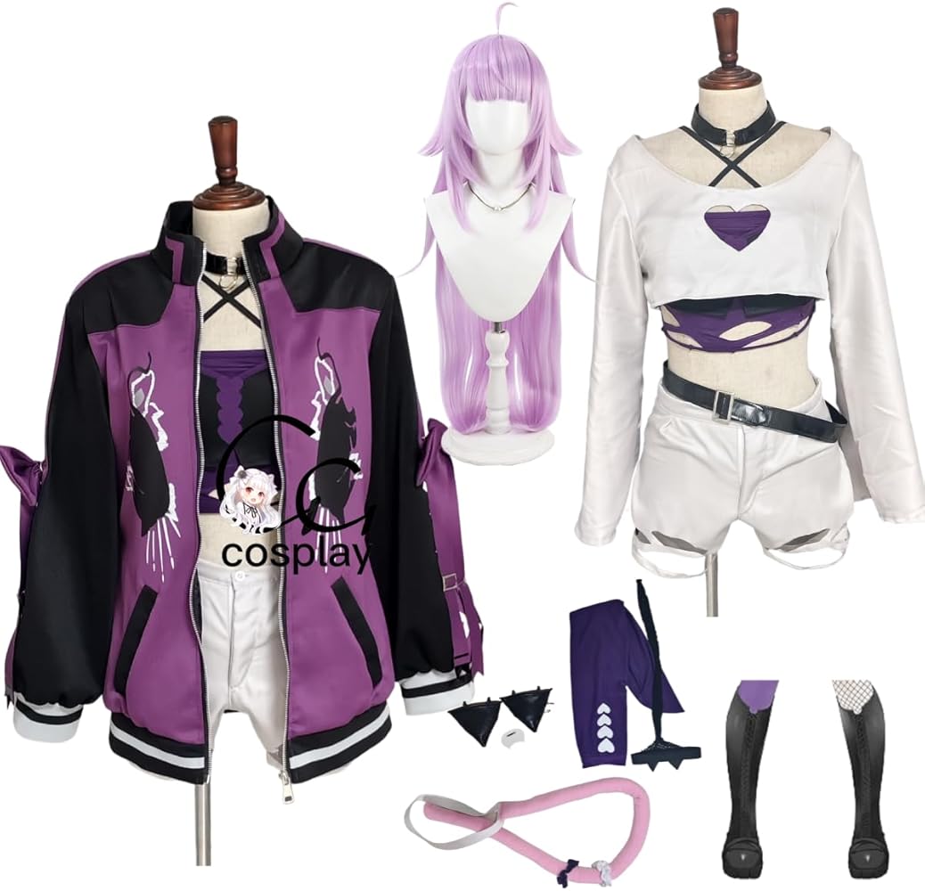 Amazon.co.jp: GGcosplay Vtuber 猫又おかゆ 2025新衣装 コスプレ衣装