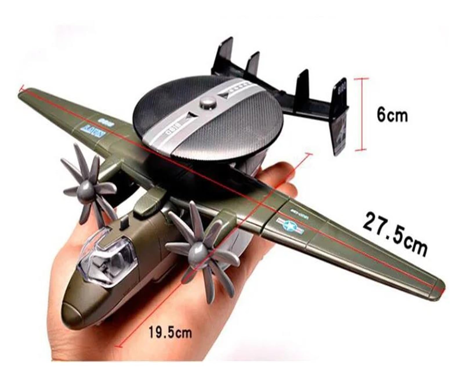 Amazon.co.jp: 航空機 1/72 スケール早期警戒航空機 E-2C 飛行機モデル
