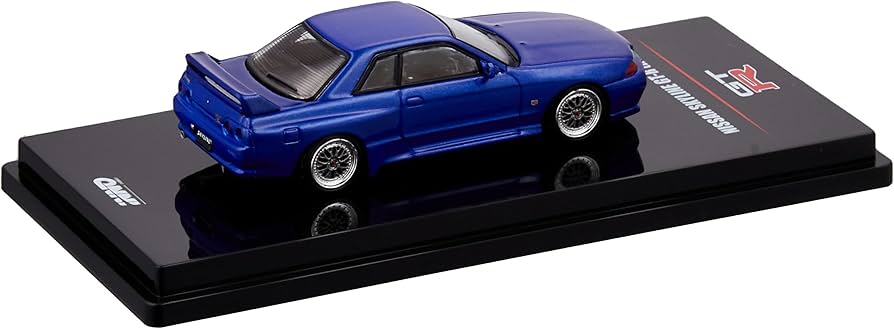 INNO64 スカイラインGT-R R32 ブルー デカールと交換ホイール付き