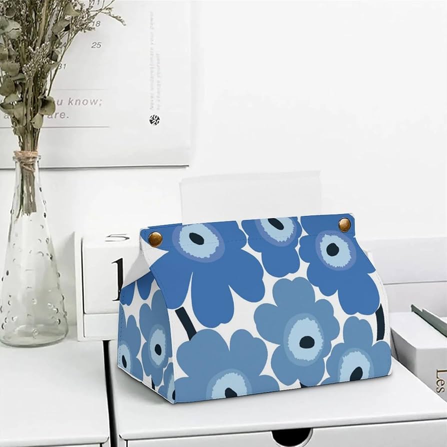 Amazon｜ティッシュケース おしゃれ PUレザー マリメッコ 花柄