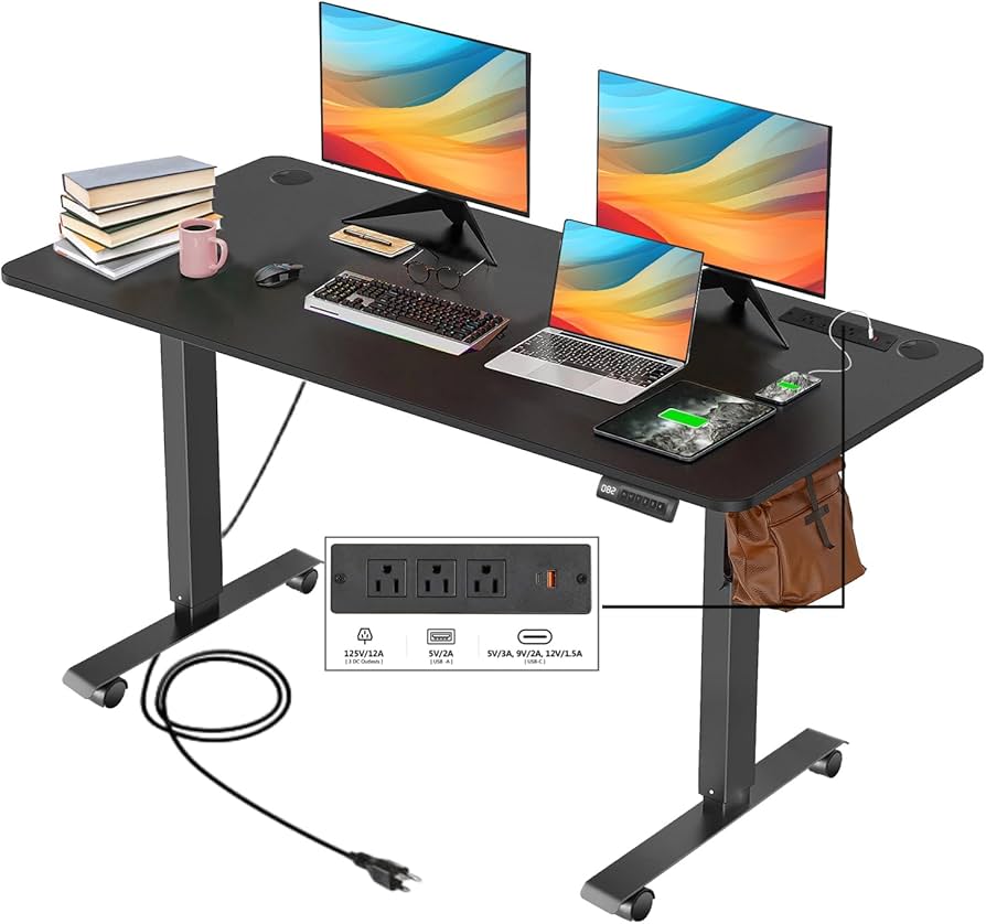 Amazon.com: Legooin Electric Standing Desk, 55x24in Adjustable