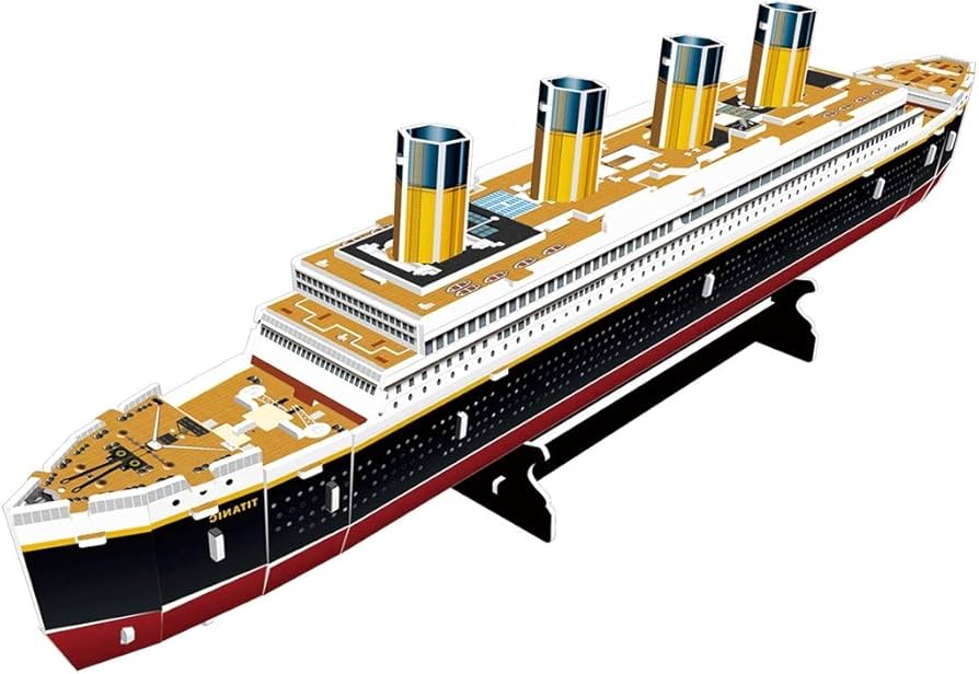 Amazon.co.jp: Cubic Fun 豪華客船タイタニック号 3Dパズル スモール