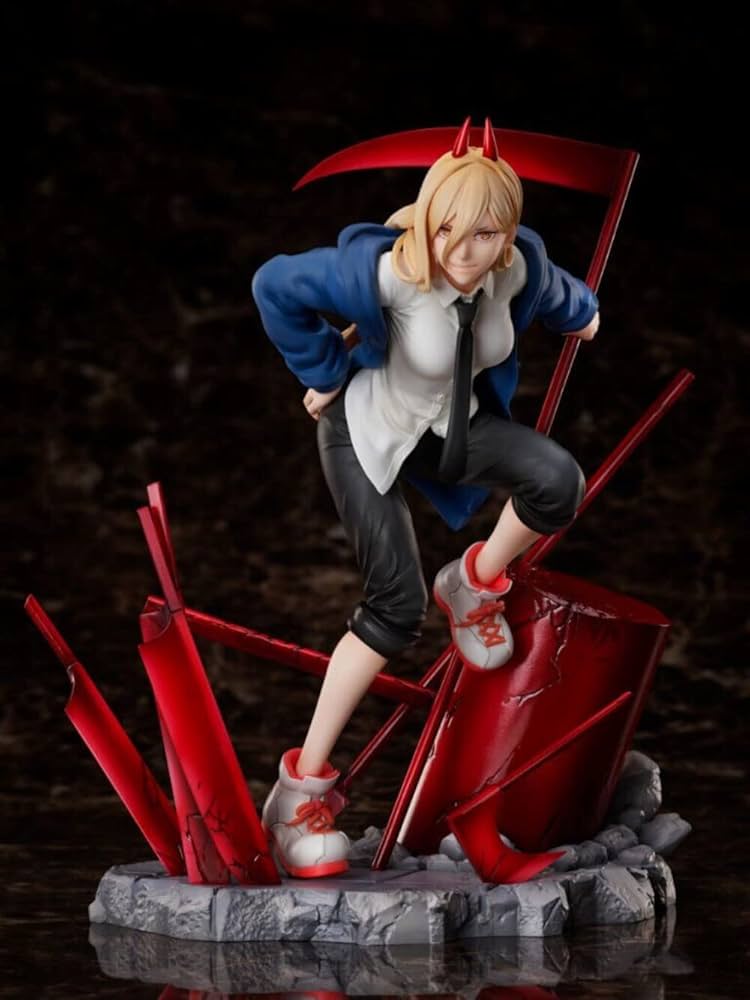Amazon.co.jp: チェーンソーマン - パワー - 像 PVC 22cm : おもちゃ
