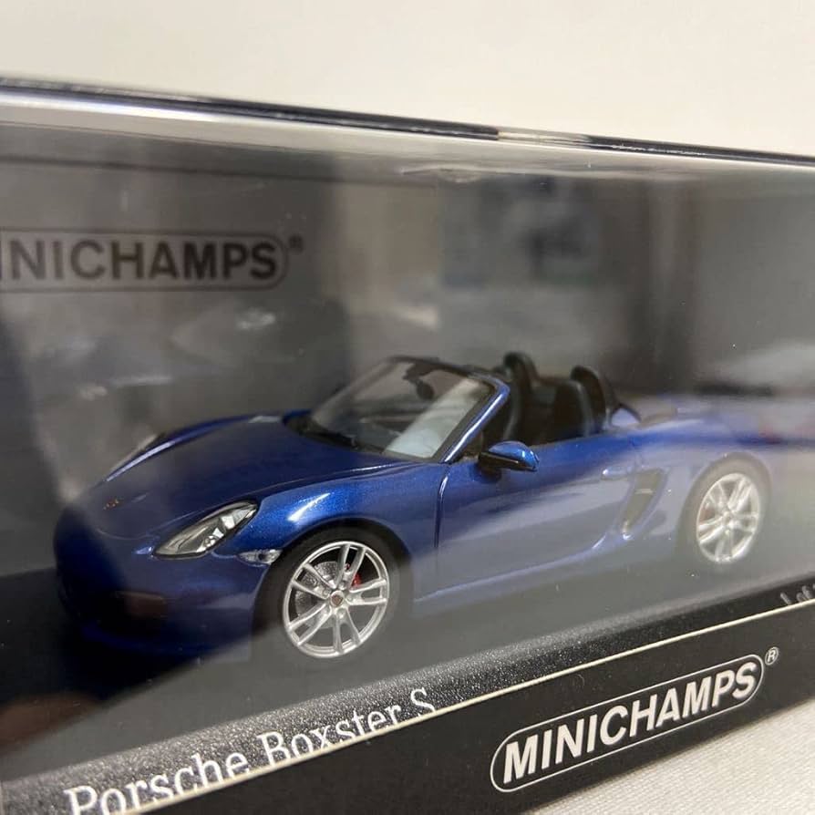 Amazon | MINICHAMPS 1/43 PORSCHE BOXSTER S 981 2012年 Blue