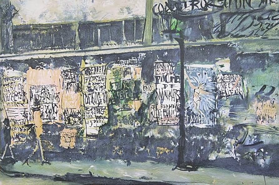 Amazon.co.jp: □佐伯祐三 広告塔Ⅱ リトグラフ 直筆サイン