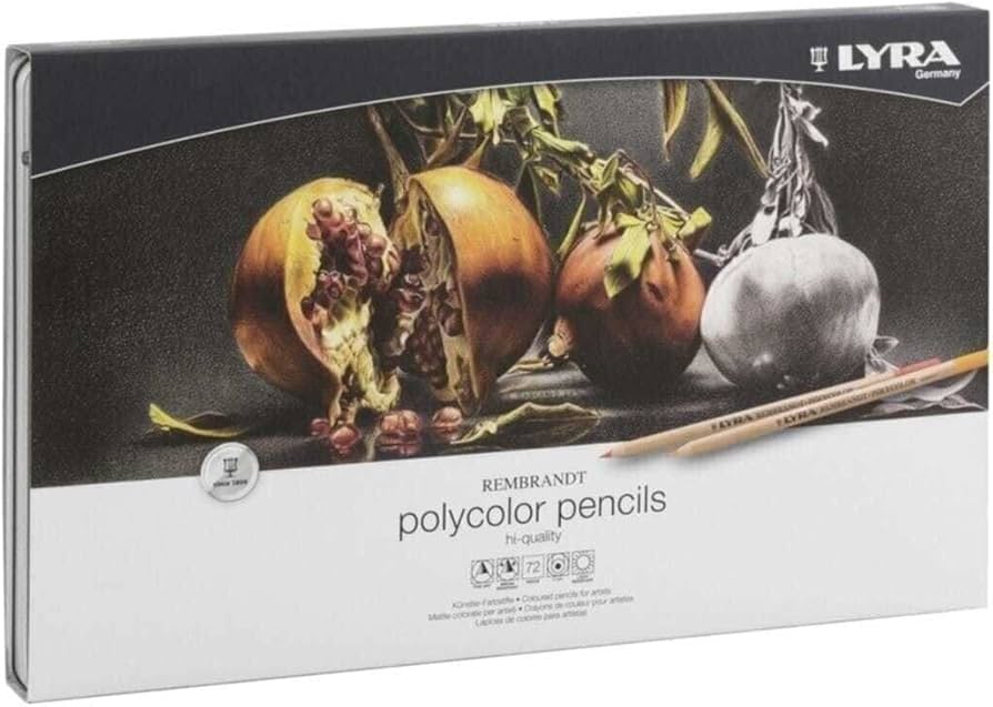 Amazon.co.jp: リラ 油性色鉛筆 ポリカラー 72色セット (メタル