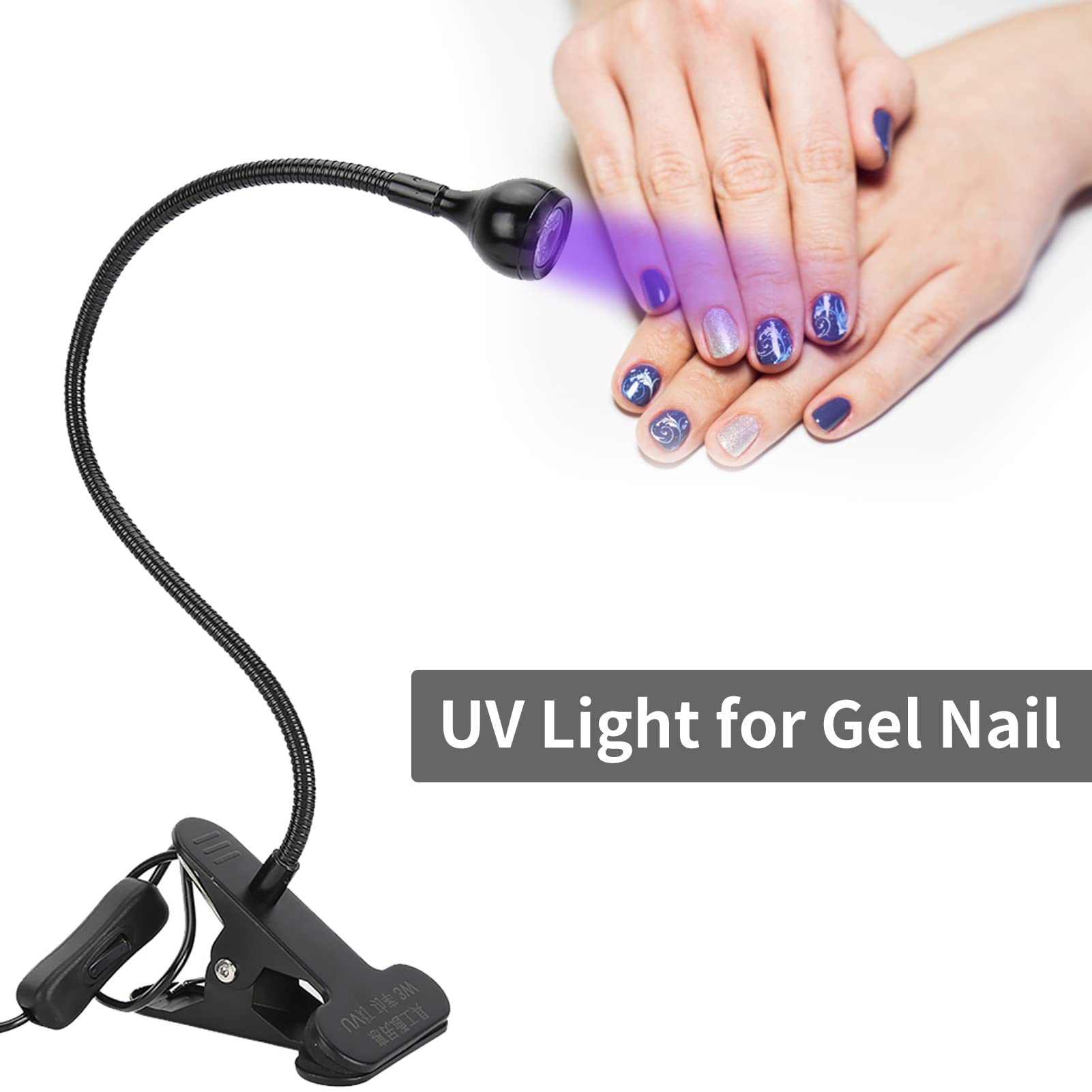 UV LED Black Light, 3W 395nm Mini Blacklight USB Fixtures