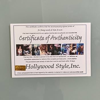 Amazon.co.jp: チ チャンウクとキム ジウォン直筆サイン入り2Lサイズ