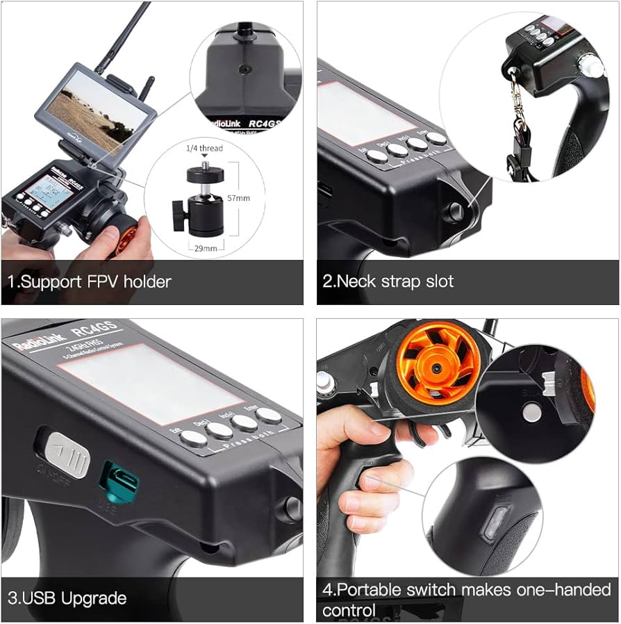 Amazon.com: ATA HOBBY Radiolink RC4GS V3(V2 Upgrade) 5 Channel RC