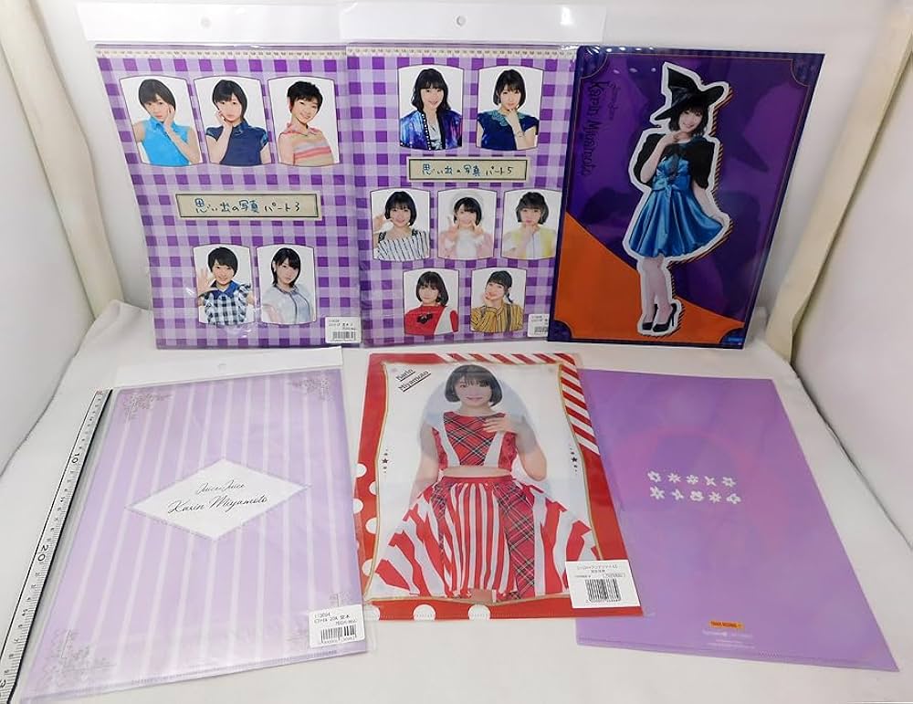 Amazon.co.jp: グッズ 宮本佳林 A4サイズ クリアファイル 6枚セット 有