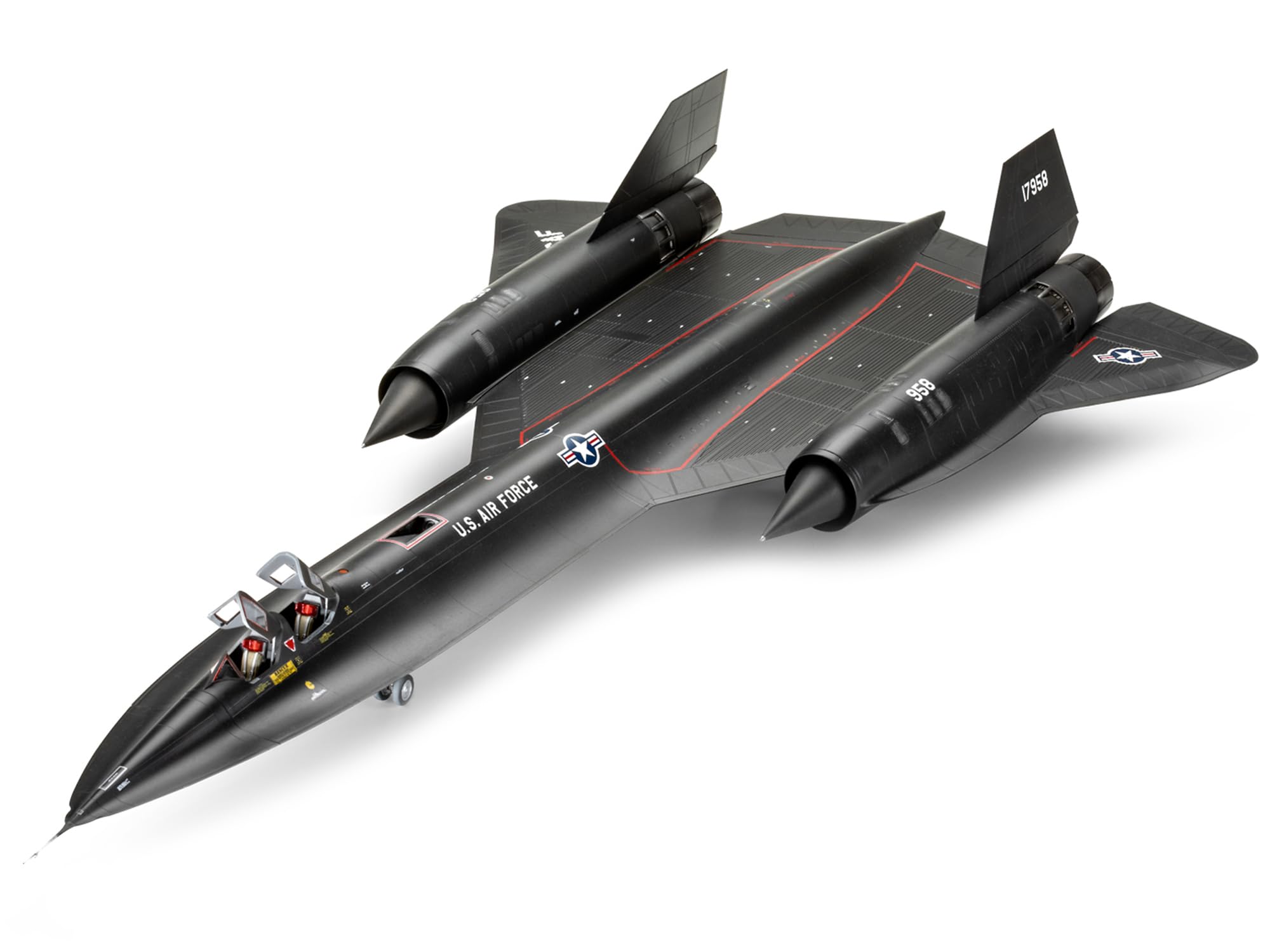 Level 5 Model Kit Lockheed SR-71A Blackbird Stealth Aircraft The