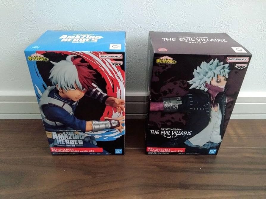 Amazon.co.jp: ヒロアカ 轟焦凍 荼毘 フィギュア 2体セット NJVE : ホビー