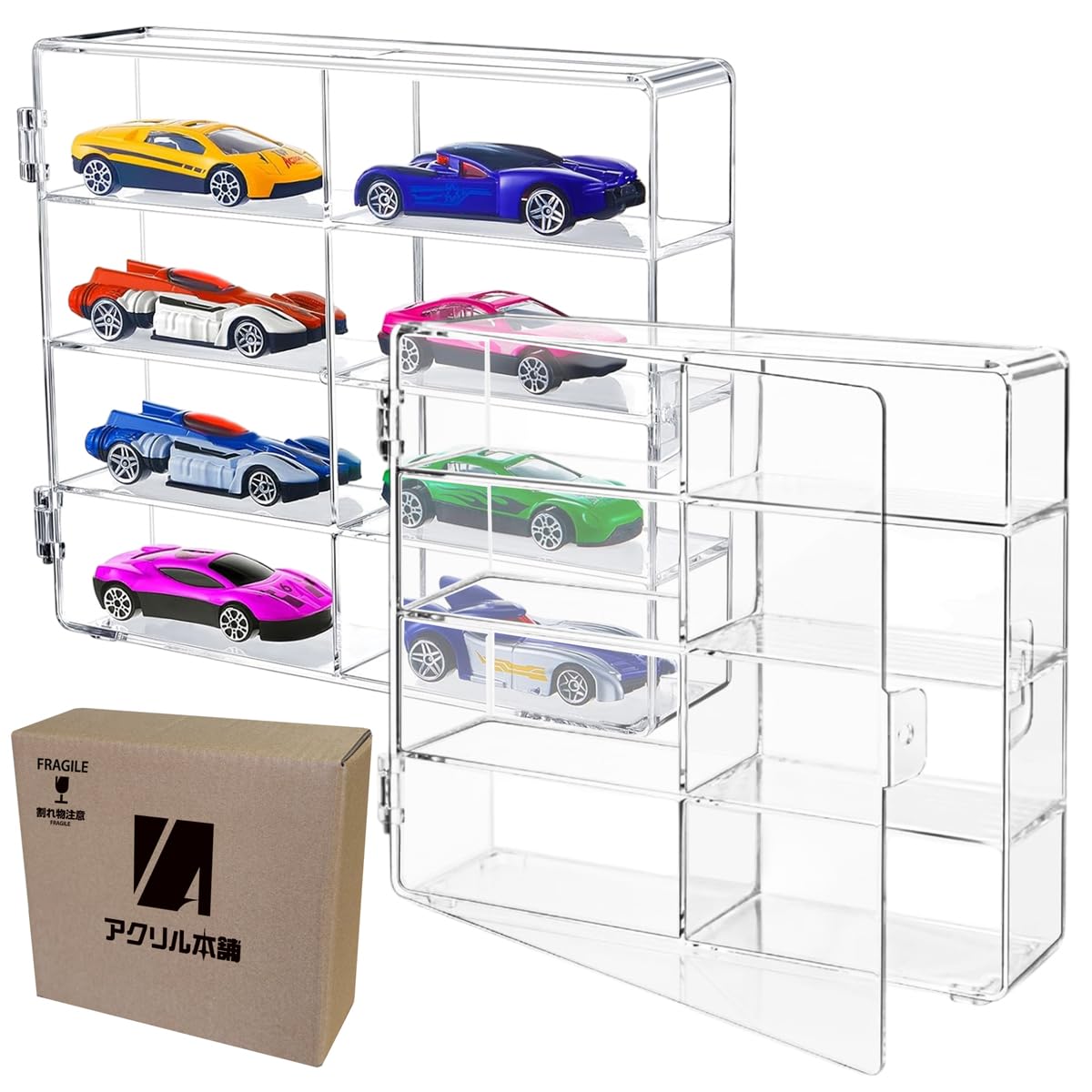 Amazon.co.jp: アクリル本舗 トミカ 収納 トミカケース ミニカー 収納