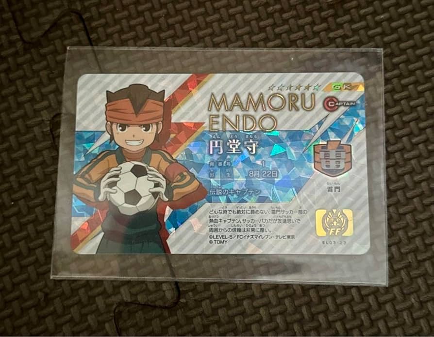 Amazon.co.jp: イナズマイレブンライセンスカード 円堂守 : ホビー