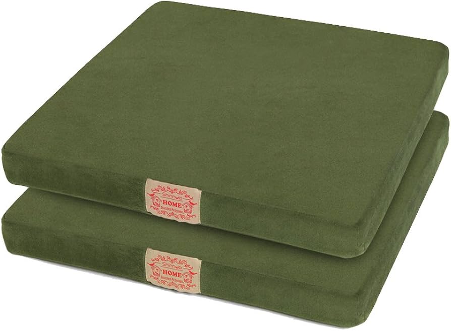 Amazon.co.jp: Shinnwa 低反発 座布団 スクエア 椅子 クッション 40x40