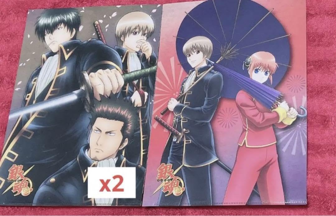 Amazon.co.jp: 銀魂 土方 沖田 近藤 真選組 神楽 クリアファイルセット