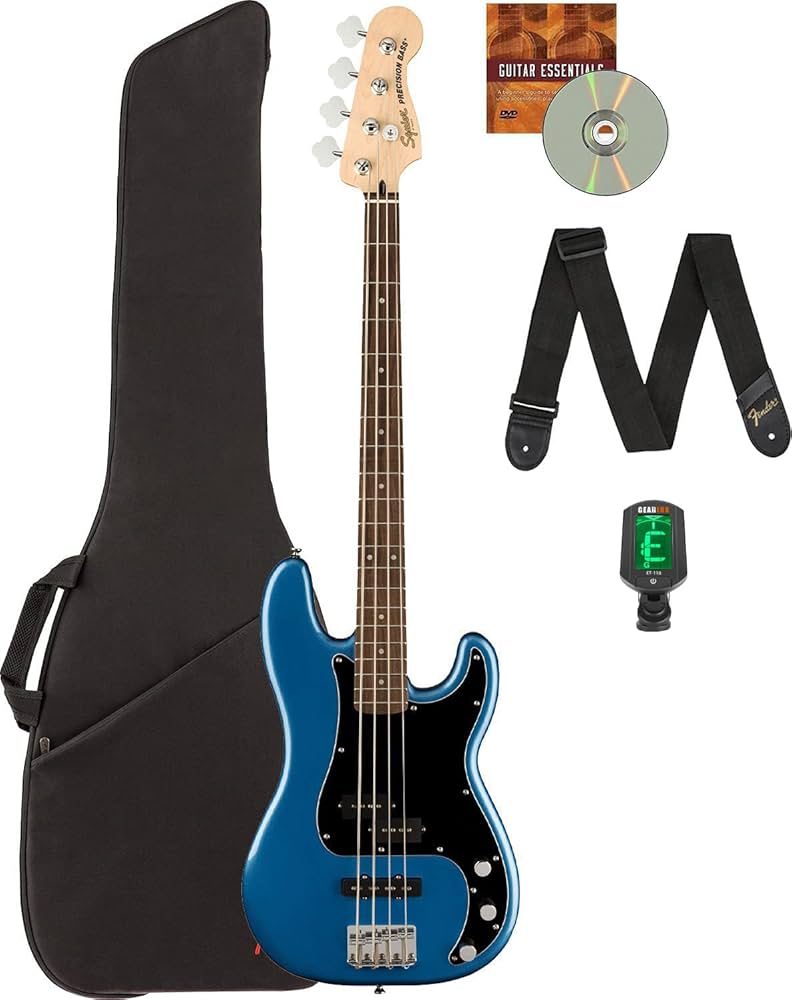 Amazon.com: Fender Squier Affinity Precision Bass PJ - Lake Placid