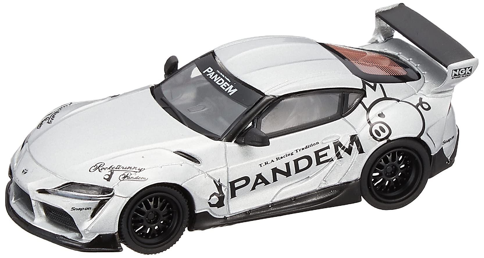 Amazon | MINI GT 1/64 Pandem Toyota GR スープラ V1.0 シルバー 右