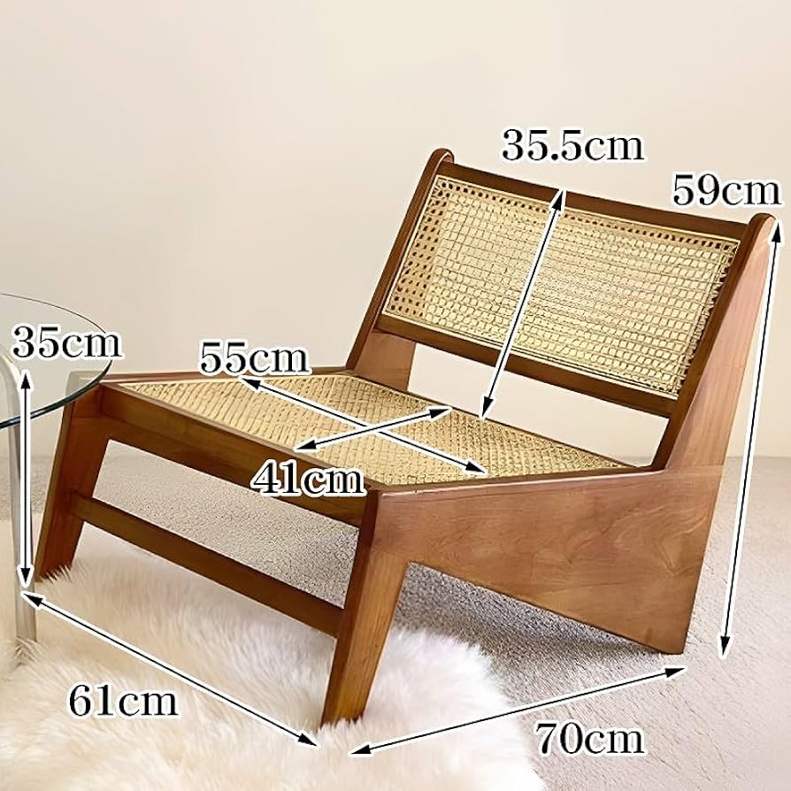 Amazon｜【WNJAPAN】ラタンチェア 籐編み ラウンジチェア 北欧