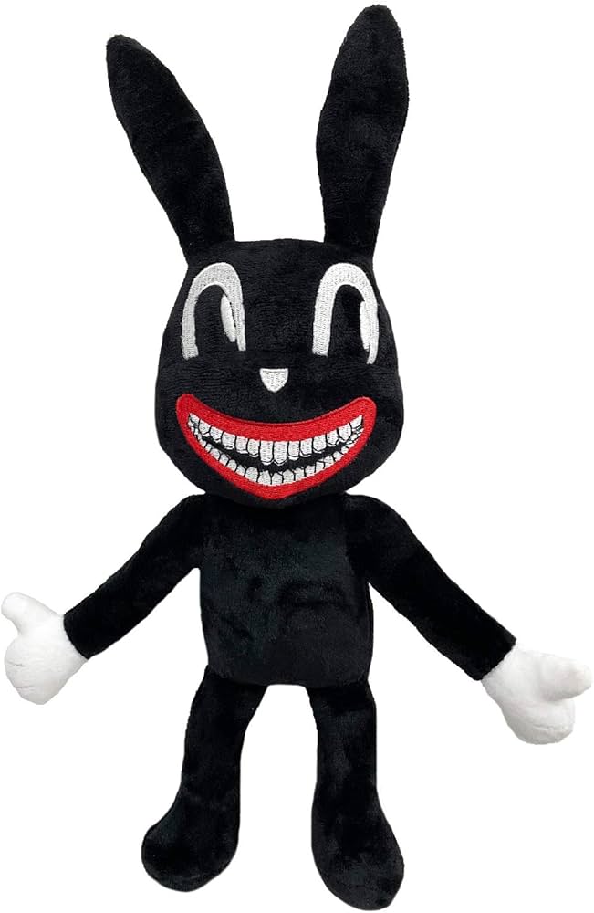 Amazon.co.jp: SUVAPOTAC ブラック カートゥーン うさぎ ぬいぐるみ