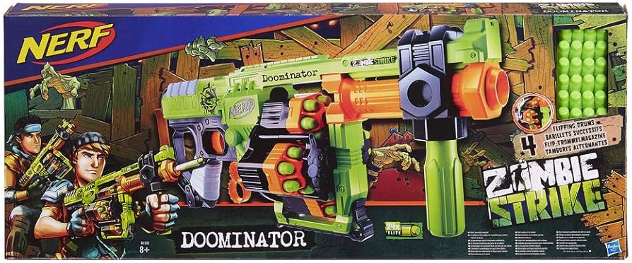Amazon.co.jp: Nerf Zombie Strike Doominator Blaster ナーフ ゾンビ