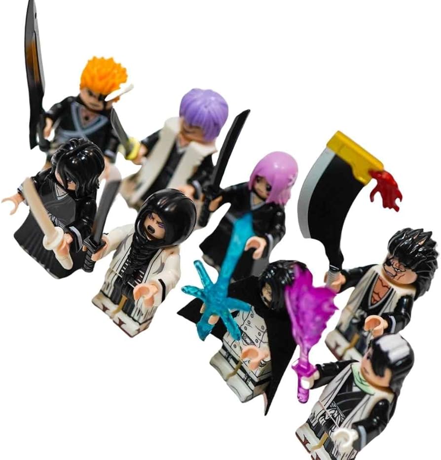Amazon.co.jp: ブリーチ ブロック ミニフィグ bleach 8体セット レゴ