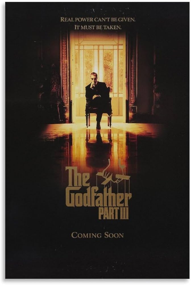 Amazon.co.jp: The Godfather Part III映画表紙ポスター