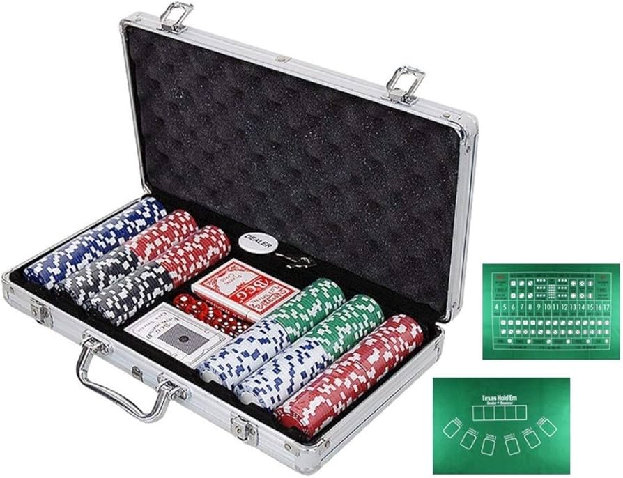 Amazon | 【LR.store】 カジノセット カジノゲーム 「アルミケース入り