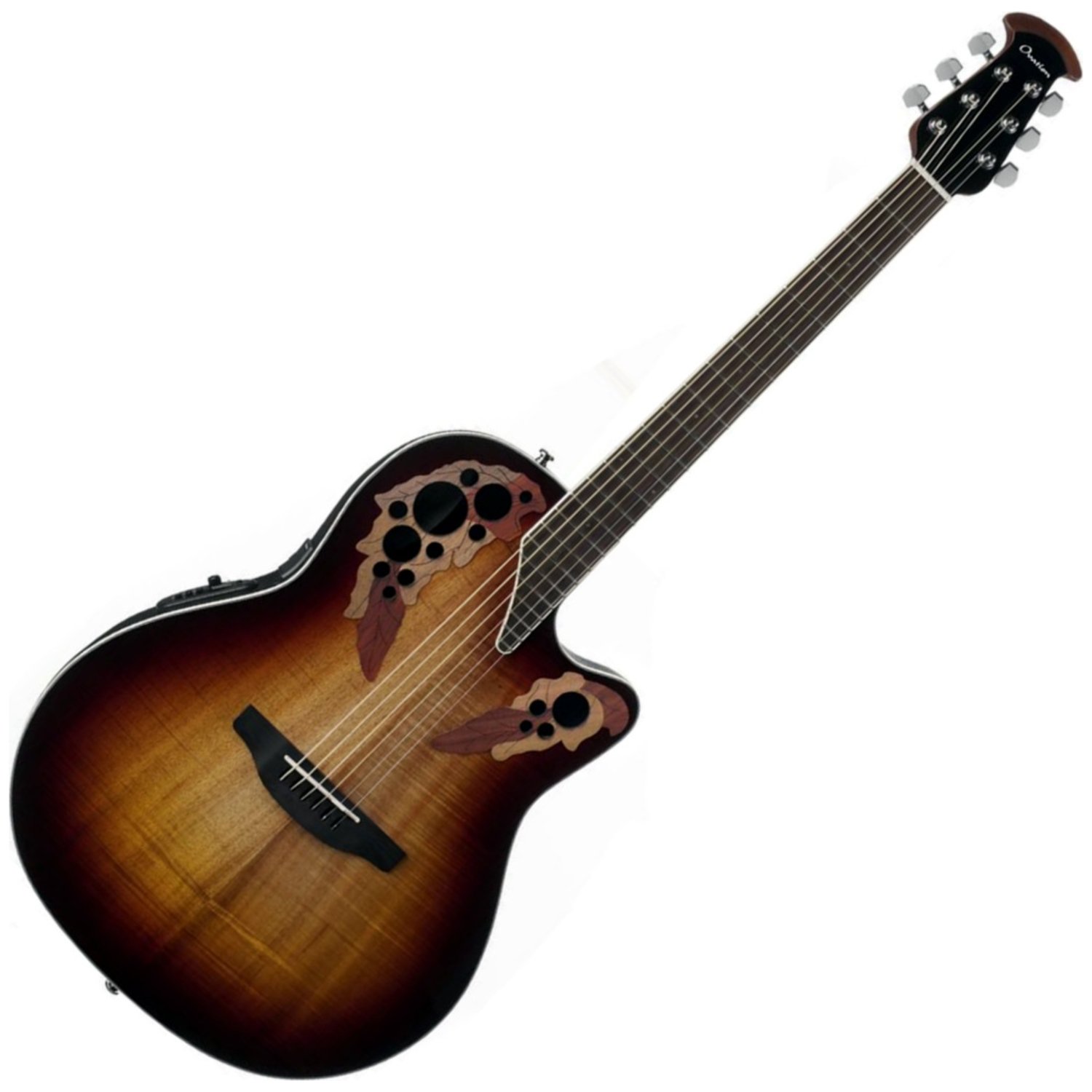 Amazon.com: Ovation Celebrity Elite Plus Figured Koa Top Acoustic