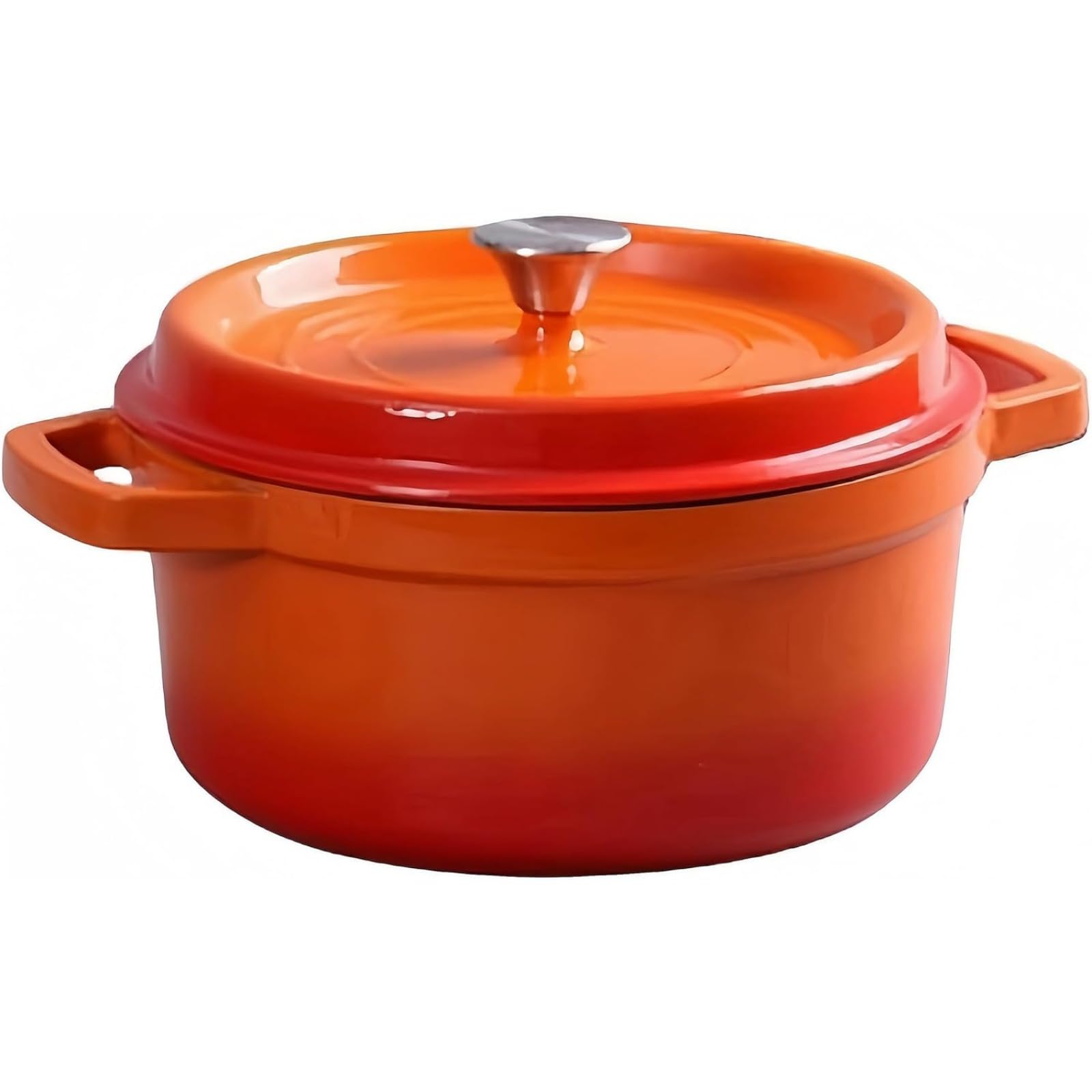 Amazon.co.jp: 鋳物ホーロー鍋 鋳鉄鍋 両手鍋 鋳物 無水調理鍋 22/24