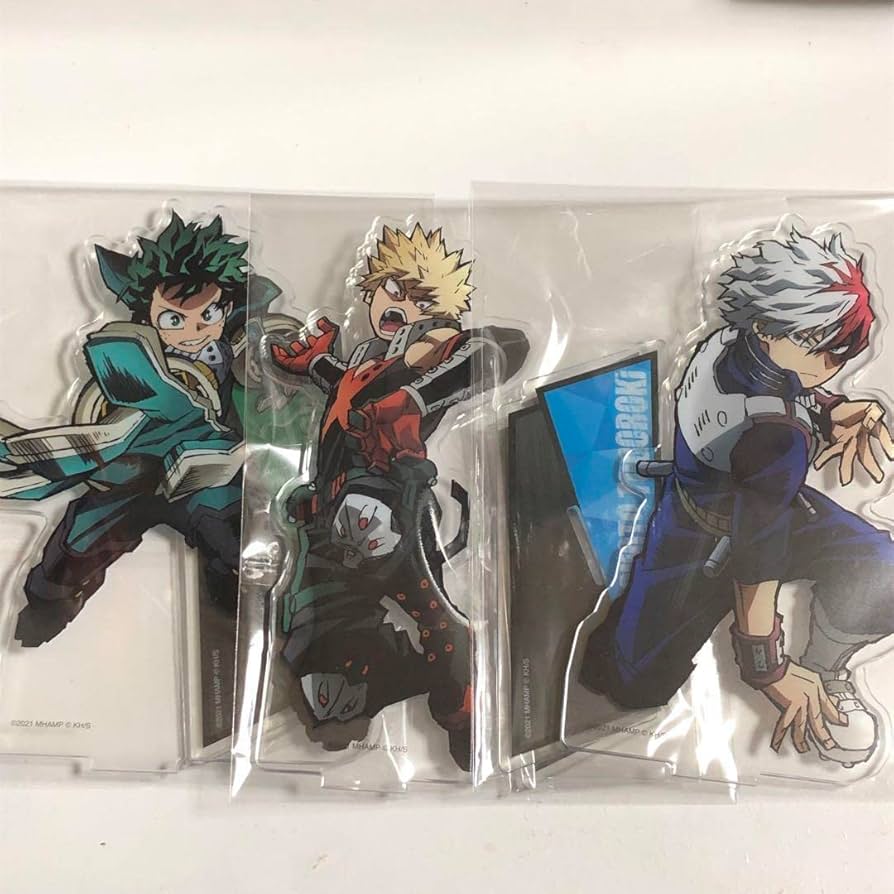 Amazon.co.jp: ヒロアカ 映画 緑谷出久 爆豪勝己 轟焦凍 アクスタ