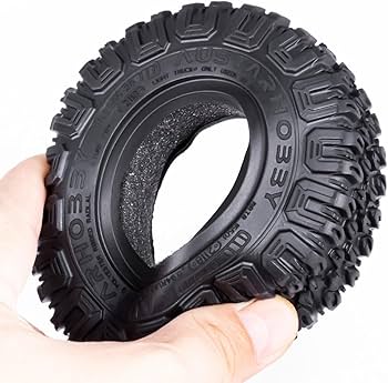 Amazon | RCクローラータイヤ 1.55ホイールタイヤ ラジコン用タイヤ