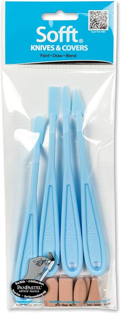 Amazon | パンパステル soft 65100 ナイフ&カバー ミックス | 絵具 通販
