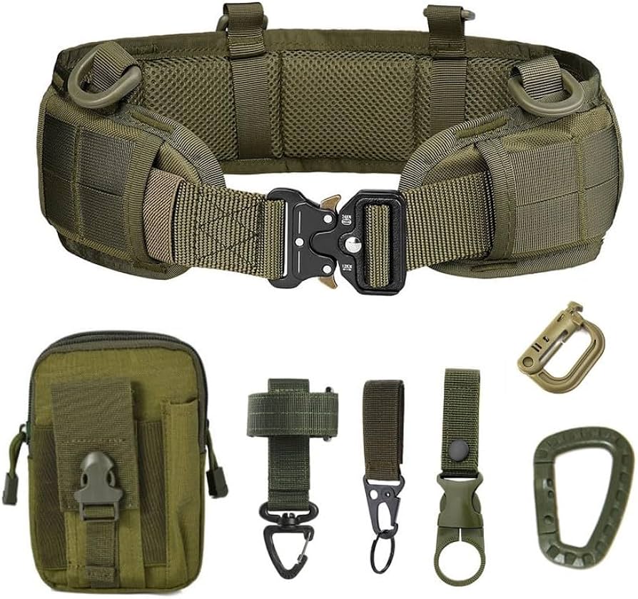 Amazon | [miagolale] タクティカルベルト 7点セット ミリタリーベルト